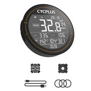CYCPLUS Wireless Bike Computer GPS Speedometer BT ANT+ Cycling Computer Waterproof with Cadence Sensor Heart Rate Monitor for MTB Mountain Bike Road Bike