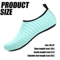 thumbnail image 5 of Dnzceghtig Zapatos para deportes acuáticos Descalzos Calcetines de yoga de secado rápido Sin cordones para hombres Mujeres $ Zapatos acuáticos Mujer Hombres Natación en la playa al aire libre -Azul, 5 of 5