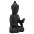 thumbnail image 2 of Sagebrook Home Black Ceramic Seated Buddha, 2 of 4