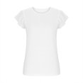 thumbnail image 6 of QTOCIO Toddler Girl Clothes, Summer Girls Shirts, Children's Short Sleeved Solid Color T-shirt Round Neck Half Sleeved Casual Versatile Top, White, 9 Years, 6 of 8