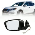 thumbnail image 1 of Reemplazo del espejo lateral izquierdo para NISSAN ROGUE 17-19, espejo negro con ajuste manual, indicador de señal y vidrio calefaccionado, 1 of 1