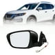 thumbnail image 1 of Reemplazo del espejo lateral izquierdo para NISSAN ROGUE 17-19, espejo negro con ajuste manual, indicador de señal y vidrio calefaccionado, 1 of 1