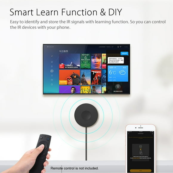 IR Remote ,Wifi Ir Compatible With Voice Universal Wifi Remote Eryue Universal Voice Infrared Remote Compatible Remote Infrared Wifi Ir Voice Remote Dazzduo Radirus Remote Ir