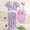 Purple, variant on RTKFRFLM Girls Two Piece Bikini Swimsuit Floral Print, Stylish Tankini Swimwear Set for Big Kids Teens