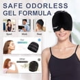 thumbnail image 3 of Gorra de terapia de frío y calor con gel EXQUISLIFE para alivio del dolor de cabeza, 3 of 7