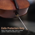 thumbnail image 2 of Cello Endpin Cello End Pin Rubber Mouthpiece Cap 5 Pieces Portable Protector Non-slip Mat replacement for Cello Endpin, 2 of 5