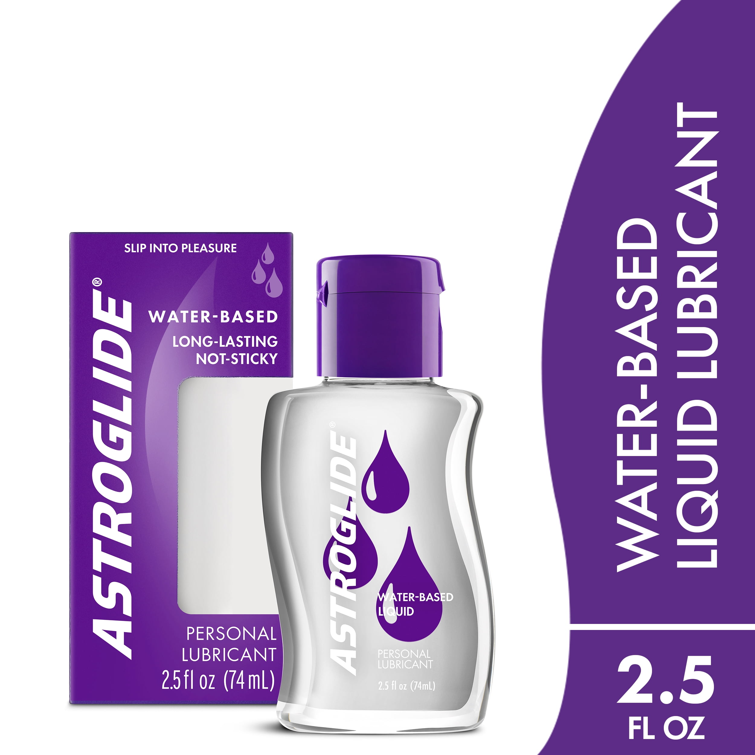water based lubricant for dogs Astroglide Water-Based Personal Lubricant, Long Lasting Not Sticky, 2.5 oz