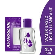 Astroglide Liquid Water Based Personal Lube, for Men, for Women, Travel-Friendly Size, 2.5oz