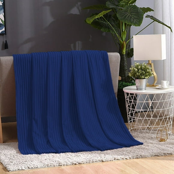 Polyester Fiber Comfort Blanket for Sofa and Bed – Lightweight Cozy Throw Blanket for Living Room and Bedroom Soft Warm Bedding Accessory for All Seasons
