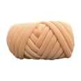 thumbnail image 1 of Hilo grueso, hilo grueso voluminoso, nudo trenzado suave tejido a mano, hilo tubular gigante, naranja claro, 1 of 9