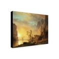 thumbnail image 3 of Trademark Fine Art Albert Biersdant Sunset in the Rockies Canvas Wall Art - 35x47, 3 of 5