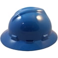 thumbnail image 2 of MSA V-Gard Full Brim Hard Hats w/ FasTrac III Suspensions with Handy Tote Bag - Blue, 2 of 4
