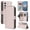 Beige, variant on For Samsung Galaxy S25 Edge 5G Wallet Case Magnetic Flip Cover 9-Card Slots Zipper Pocket With Detachable Shoulder Strap And Wrist Strap,Black,For Galaxy S25 Edge 5G
