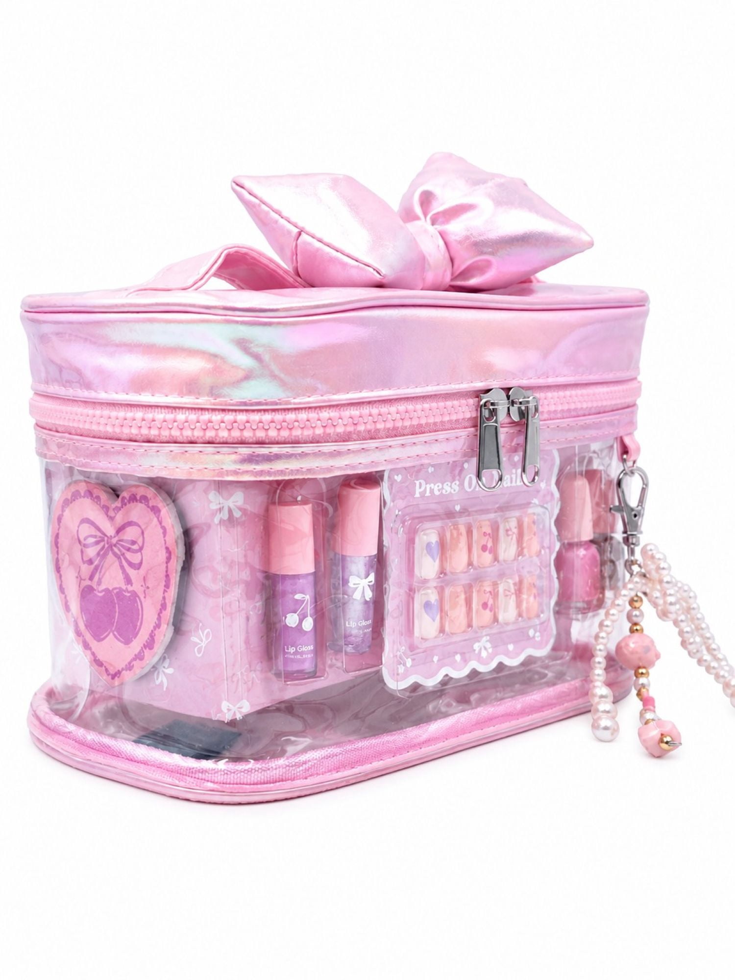 Wonder Nation Beauty Handbag Accessories Set, 15 Piece Set, Children 6 years and up