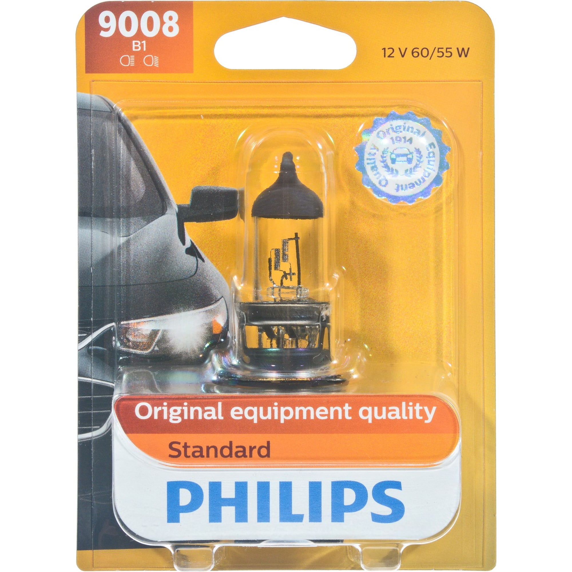 Philips Standard headlight 9008 (H13), Pack of 1
