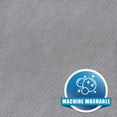 thumbnail image 6 of Clorox Waterproof Fabric Shower Curtain, Durable Fabric, Weighted Magnets - Gray, 72" x 72", 6 of 6