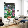 thumbnail image 2 of Tapiz decorativo de pared vertical Superkitties, tejido de poliéster impermeable, tapiz decorativo de pared para baño, dormitorio, sala de estar, dormitorio, regalo de cumpleaños, talla única., 2 of 8