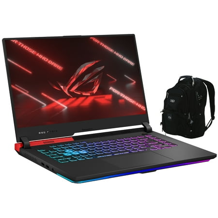 ASUS ROG Strix G15 Advantage Edition Gaming Laptop (AMD Ryzen 9 5980HX 8-Core, 15.6in 165Hz 2K Quad HD (2560x1440), AMD RX 6800M, Win 11 Home) with Travel/Work Backpack