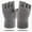 🔥 Gray, variant on Msgweeeg Heated Gloves Warm Gloves for Women Man and Women Solid Color Half-Finger Outdoor Fingerless Thicken Wool Casual Fashionable Gloves for Cold Weather and Insulation