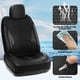 thumbnail image 2 of Fundas para Asientos de Automovil, Juego 9 pzs Universales Cuatro Estaciones Cubre Asientos, Cuero PU & Malla Transpirable, para Todas Las Estaciones, Resistente Al Polvo, para Coches, SUV Etc, 2 of 7