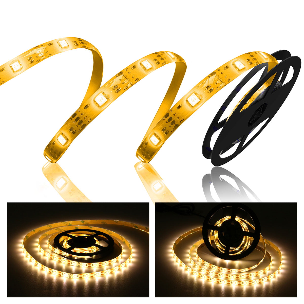 Warm White Led Battery Operated Strip 1M Ideal Scenary Lights Dolls House 
