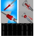 thumbnail image 3 of 9 piezas agujero ciego Martillo deslizante Extractor de rodamiento Extractor interno de extracción BB herramienta engranaje fijo DYNWAVEMX Extractor de rodamientos, 3 of 8