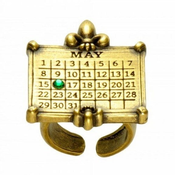 Your Special Day Fleur de Lis Calendar Ring