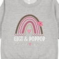 thumbnail image 3 of Inktastic Gigi and Poppop Love Me Rainbow Toddler Sweatshirt, 3 of 4
