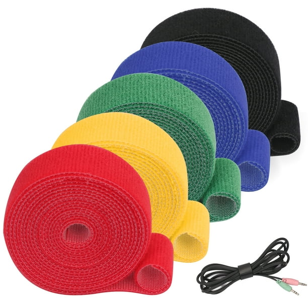 Skycase Reusable Cable Ties with Velcro 2 m Velcro Cable Ties Velcro Tape Roll 20 mm Wide Cable