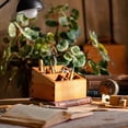 thumbnail image 6 of Solid Wood Desktop Organizer Small Organizer, 6 of 10