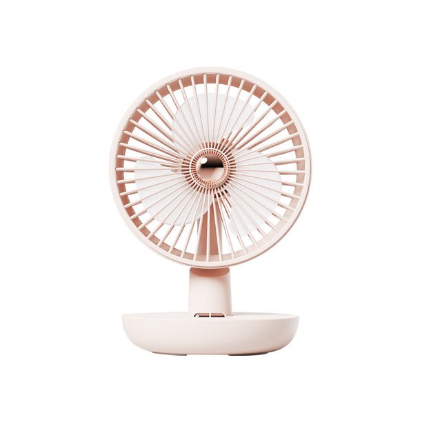 Injueey Ventilador frío de mesa, 3 velocidades, enfriador de aire portátil ajustable de verano, ventiladores de refrigeración de bajo ruido para el Electrodomésticos Rosado Injueey HA064999-02B