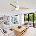 thumbnail image 6 of 46"Ceiling Fan with Light and Remote Indoor Ceiling Fan with 6-Speed Reversible DC Motor Dimmable LED Ceiling Light, 6 of 7