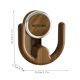 thumbnail image 3 of Suction Cup Wood Grain Slipper Rack Bathroom Dedicated No-Drill Wall-Mounted Shoe Rack Toilet, 3 of 9