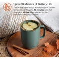thumbnail image 4 of Ember Temperature Control Smart Mug 2, 14 Oz, App-Controlled Heated Coffee Mug with 80 Min Battery Life and Improved Design, Sage Green, 4 of 9