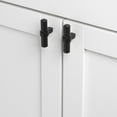 thumbnail image 3 of GlideRite 2.25 in. European Style Solid Steel T-Bar Knobs, Matte Black, Pack of 25, 3 of 3