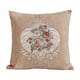 thumbnail image 2 of Cojín decorativo con diseño floral europeo en relieve | Cojín cuadrado de 45 cm para sofá y cama | Cojín para el respaldo y la cintura | Azul, rojo, caqui y verde, 2 of 6