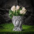 thumbnail image 4 of Merkmak Pot de Fleur en Résine Déesse avec Trou de Drainage, 4 of 6