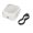 White, variant on Oversized Round Button Mechanical Keyboard Large Button Keypad For Efficient Workflows And Fast Typing