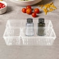 thumbnail image 4 of 4 Pcs Kitchen Organizer Storage Box Plastic Drawers Shallow Small Cube Lipstick Tray Vanity Bathroom Trays Jewelry, 4 of 6