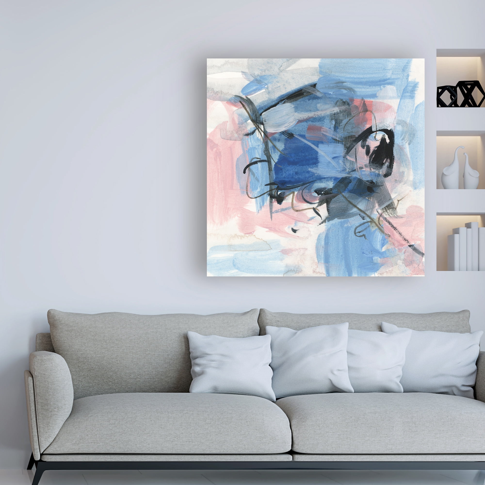 Trademark Fine Art 'Gestural Remnant IV' Canvas Art by Melissa Wang