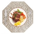 thumbnail image 1 of Tischset, Platzsets PVC Abwaschbar Rutschfest 6er Set, Hitzebestndig Vinyl Platzdeckchen fr Zuhause Restaurant Kche Speisetisch (Gold), 1 of 5