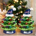 thumbnail image 3 of Buffalo Bills 2-Pack 4" Ceramic LED Christmas Tree Set, 3 of 3
