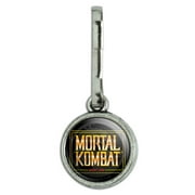 Mortal Kombat Insert Coin Antiqued Charm Clothes Purse Suitcase Backpack Zipper Pull Aid