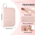 thumbnail image 3 of Unique Bargains Makeup Brush Bag Waterproof Stand-Up Makeup Brush Organizer Travel-Friendly Design Pink, 3 of 7