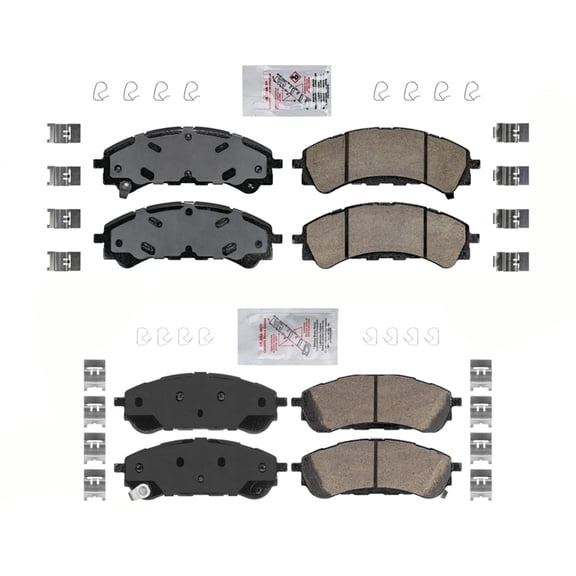 Front & Rear Ceramic Brake Pads For 2019-2022 Ford Ranger Made in North America