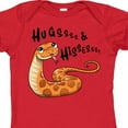thumbnail image 4 of Inktastic Hugs and Hisses Cute Snake for Valentines Day Boys or Girls Baby Bodysuit, 4 of 5