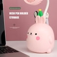 thumbnail image 4 of Storage Box Desktop Fan with 360 Degree Adjustable Angle Silicone Hose, 4 of 5