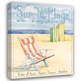 thumbnail image 1 of Paul Brent 26x32 Gallery Wrapped Canvas Wall Art Titled - Sur la Plage, 1 of 4