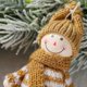 thumbnail image 3 of 3 decoraciones navideñas creativas, alambre de madera, muñeco de nieve, árbol de Navidad, decoración de armario, colgante de 10*7cm, 3 of 5