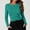 #3Green, variant on ByworldtasicNo Boundaries Womens Long Sleeve T Shirts Basic Y2K Tops Buttery-Soft Fitted Cute Tops Slim Fit Undershirts